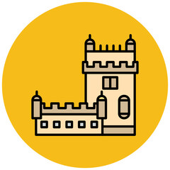 Fototapeta premium Belem Tower Icon