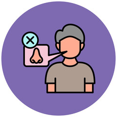Loss Of Sense Of Smell Icon