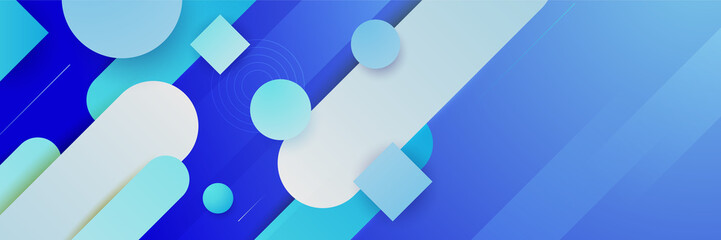 Light blue abstract banner background