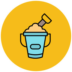 Sand Bucket Icon