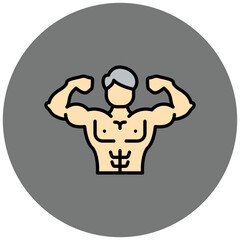 Muscle Man Icon