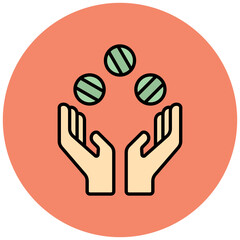 Obraz premium Juggling Icon