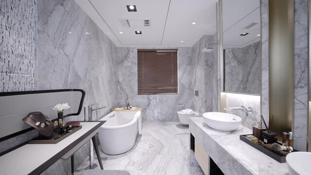 modern bathroom with simplicity design
