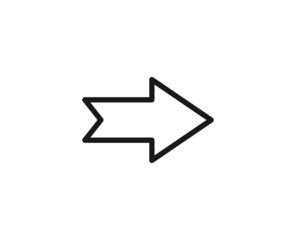 Black line icon on white background