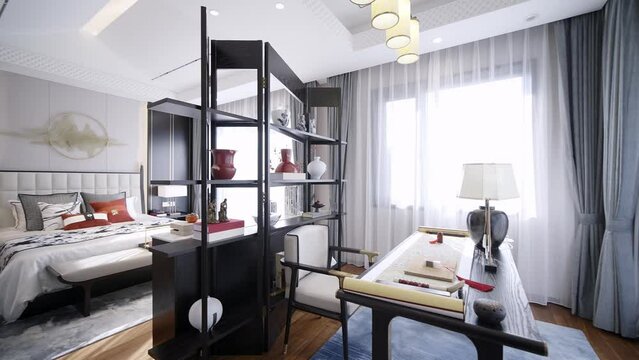 modern home office with simplicity design
