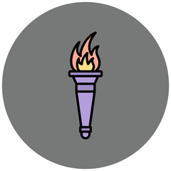 Flame Torch Icon