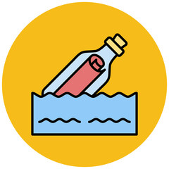 Message Bottle Icon