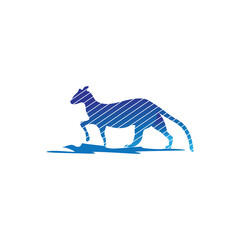 tiger logo illustration clipart design vector