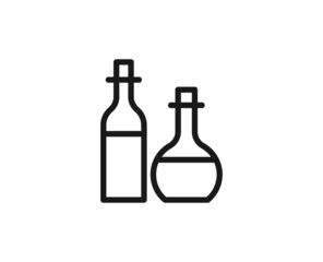 Beauty line icon on white background