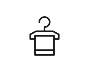 Beauty line icon on white background