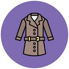 Trench Coat Icon