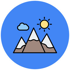 Mountains Icon