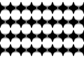 black and white circle background