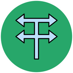 Fototapeta premium Split Icon