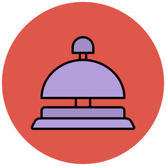 Fototapeta premium Hotel bell Icon
