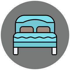 Double Bed Icon