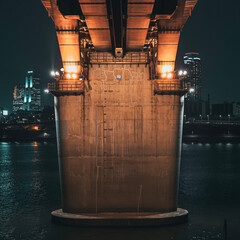 bridge at night