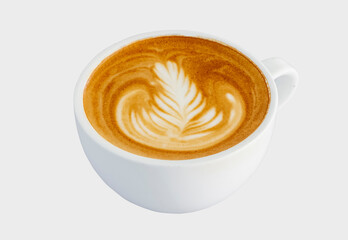 Cup of cappuccino coffee