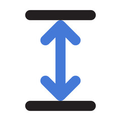 height icon illustration