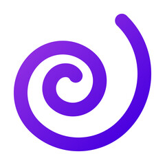 spiral icon illustration