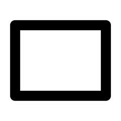 rectangle icon illustration