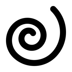 spiral icon illustration