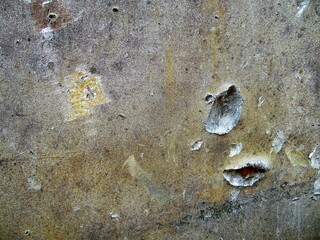 tank armor slashed by shrapnel from a wrecked tank, close-up