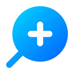 Fototapeta premium zoom in icon illustration