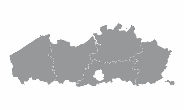 Flanders administrative map