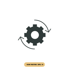 rotation icons  symbol vector elements for infographic web