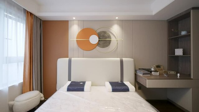 modern bedroom with simplicity design
