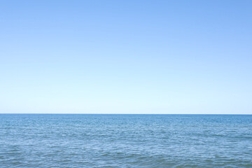 Fototapeta premium Beautiful view of sea on sunny day