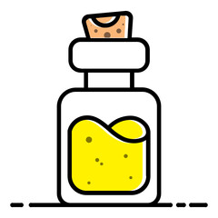 potion bottle icon illustration