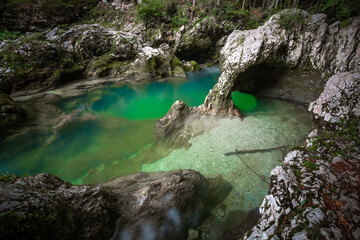 Mostnica gorge in Slovenia - 507856945