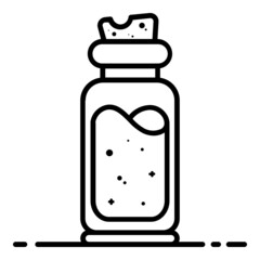 potion bottle icon illustration