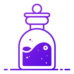 potion bottle icon illustration