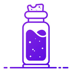 potion bottle icon illustration