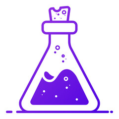 potion bottle icon illustration