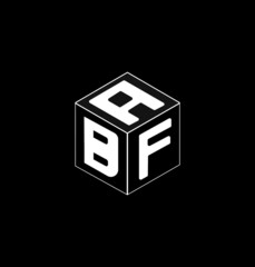 Cube letter logo design, font logo design, unique logo design.