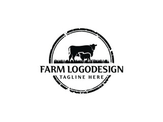 farm logo design file eps 10