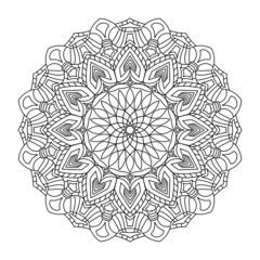 Mandala line art
