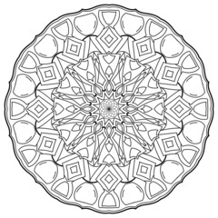 Mandala style vector design