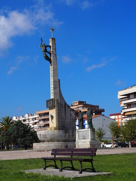 Santo&ntilde;a, municipio c&aacute;ntabro a pies del monte Buciero. Espa&ntilde;a.
