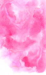 Fototapeta premium pink abstract watercolor background with splashes