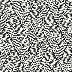 Ink Drawn Mottled Chevron Pattern