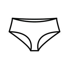 Underwear icon.  Pants Panties sign. vector illustration