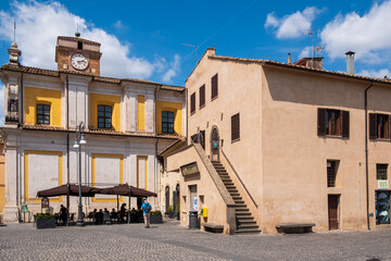Vittorio Veneto square, Castelnuovo di Porto, Italy