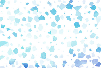 水彩風　氷　ice　クール　冷　テラゾ　Terrazzo　抽象的　背景