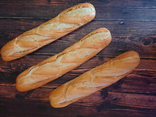 Three loaves of bread, with space for advertising and sponsorship