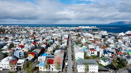 Reykjavik, areal city view